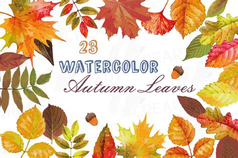 fall watercolor images|watercolor autumn clip art.